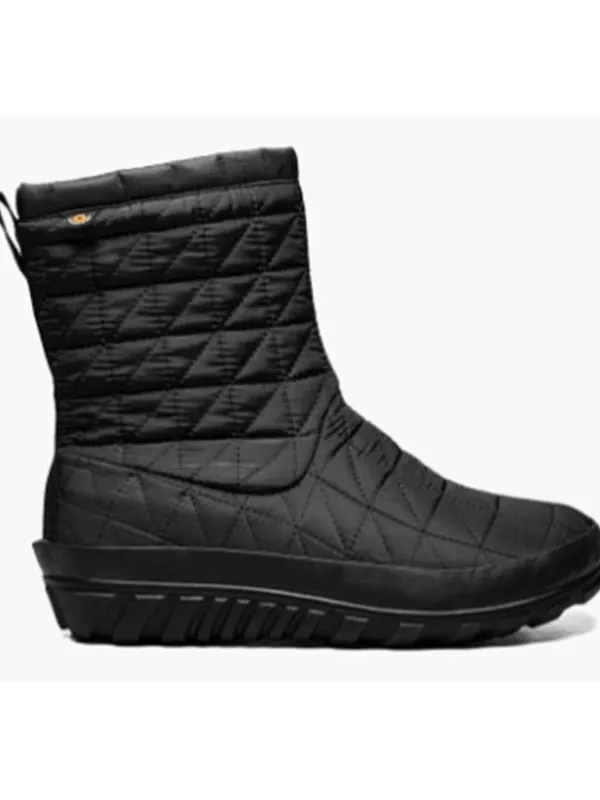 Bogs Women's Snowday II Mid Work Boots Size 9 Black - Image 2