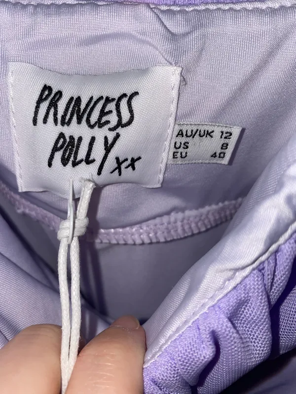 NWT Princess Polly Purple Penney Mini Dress 8 - Image 4