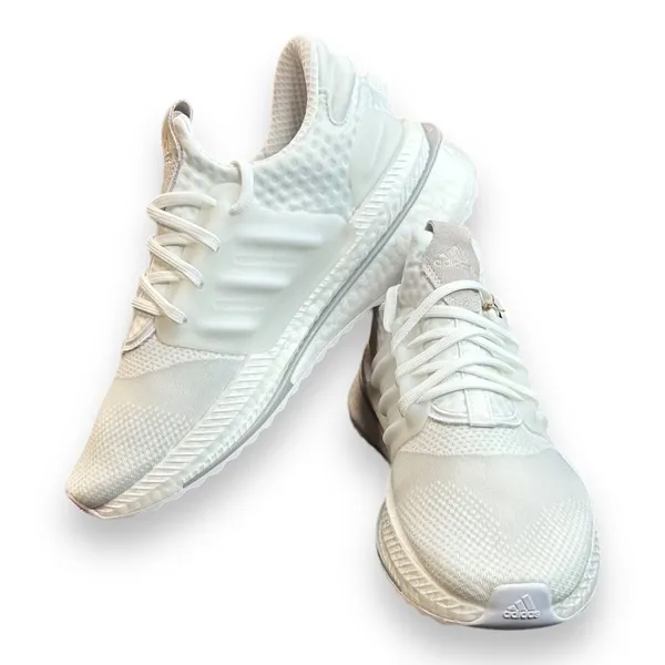 Adidas X_PLRBOOST Low‎ Triple White Women's Size 8.5 ID9441 - Image 5