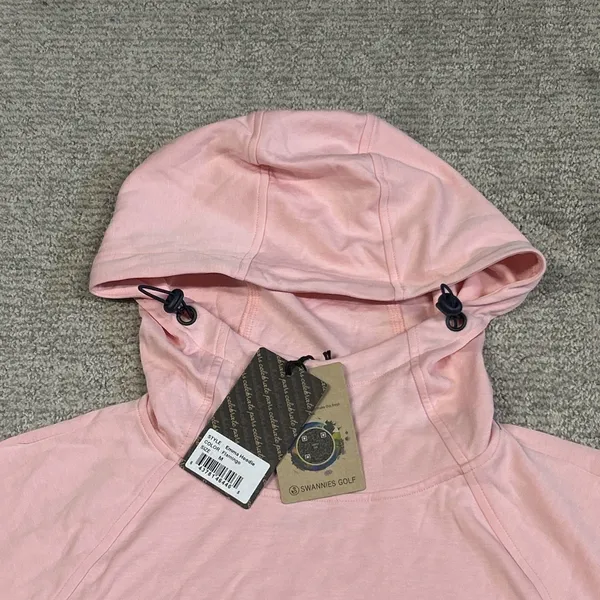 Swannies Emma Golf Hoodie Womens Medium Performance Pullover Athletic Pink New - Image 2
