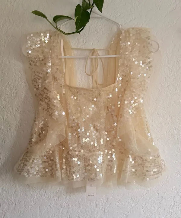 Anthropologie Sequin Top - Image 4