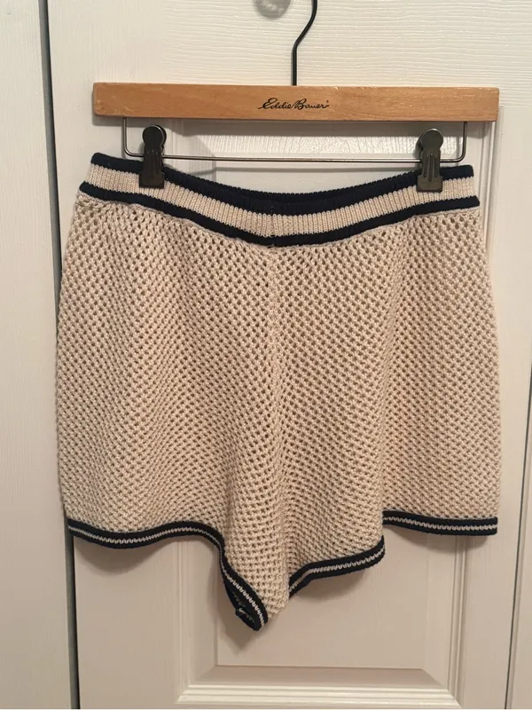 Aerie Offline Crochet Open Knit Shorts - Image 3