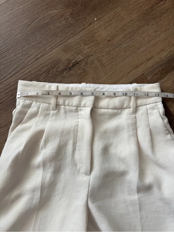 Wilfred Aritzia Cream Effortless Pant Size 2 - Image 5