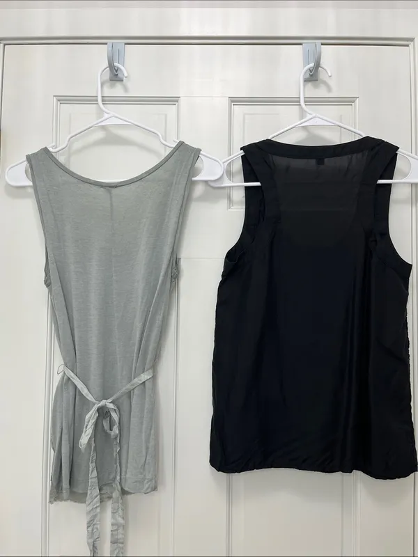 Banana Republic & J. Crew Sleeveless Silk Blend Blouse - Size XS - Image 6