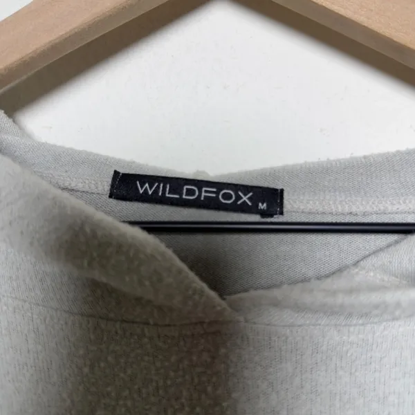 Wildfox Women Hoodie Medium Gray Shopping Is My Cardio Graphic Sweatshirt - Image 2