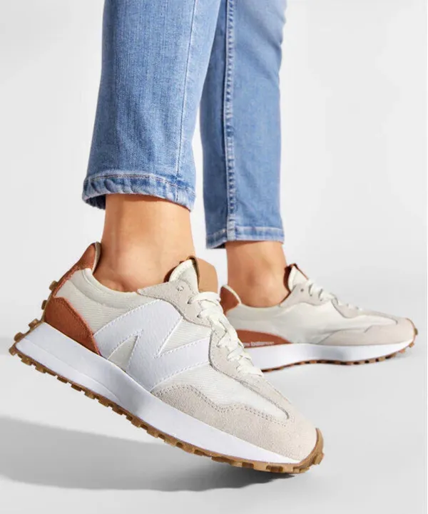 New Balance 327 sneaker in the "Sea Salt with Rust Oxide" Women's sz 6 - Image 9