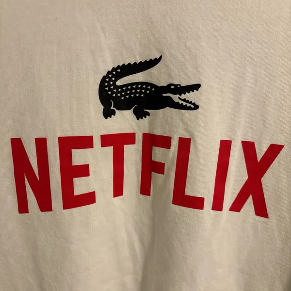 Lacoste Unisex x Netflix Loose Fit T-shirt | Size S - Image 8