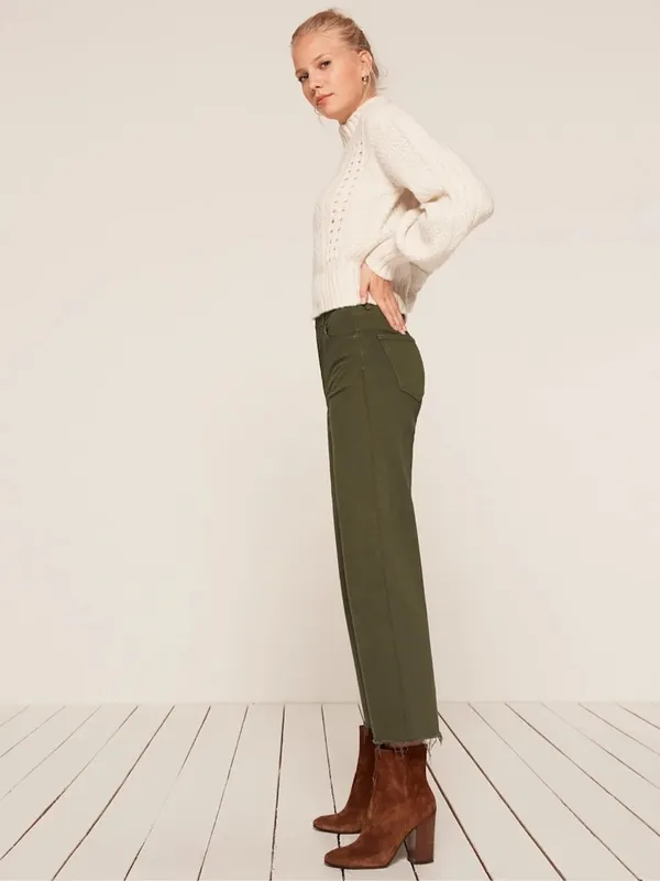 Reformation Emma High-Rise Wide-Leg Jeans - Image 2