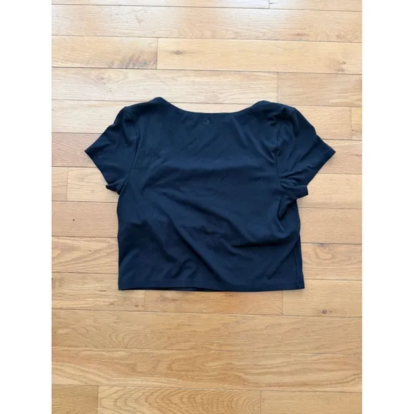 Offline by Aerie Black Real Me Square Neck Top Size XL - Image 4