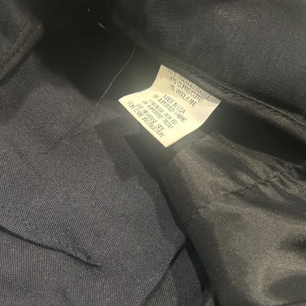 Theory Navy Wool Blend‎ Micro Shorts Size 2 - Image 5