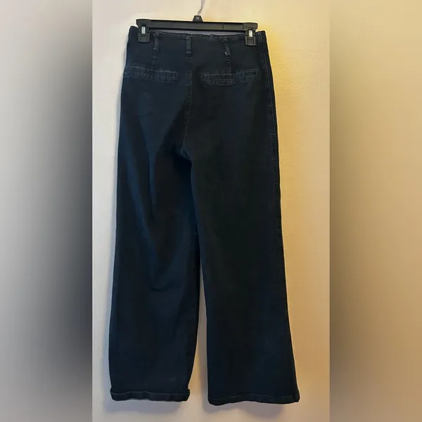 Entro Wide leg dark jeans - Image 2