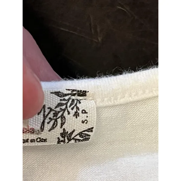 Free People Bodysuit Womens Small White Racerback Scoop Neck Stretch One Piece - Image 7
