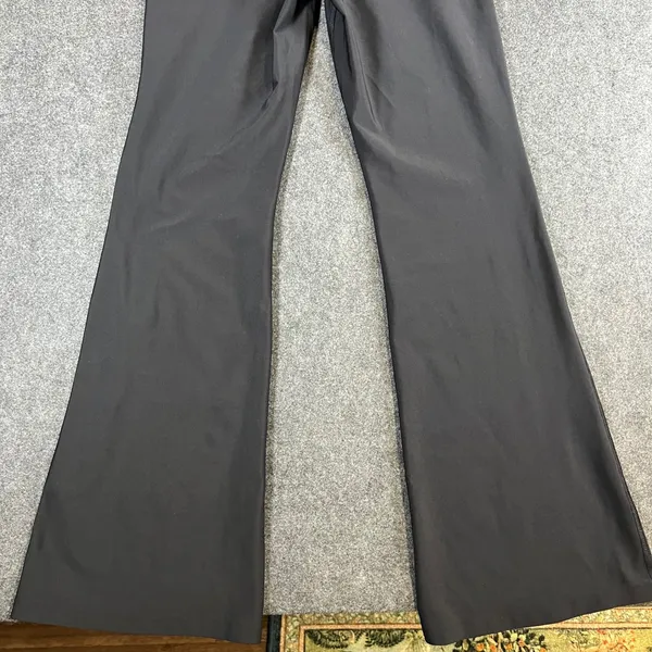 Old‎ Navy Active PowerSoft Extra High Rise Flare Leggings Black Womens Medium - Image 10