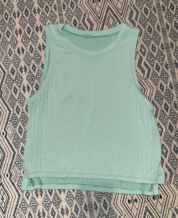 Train To Be Tank Mint Lululemon - Image 3
