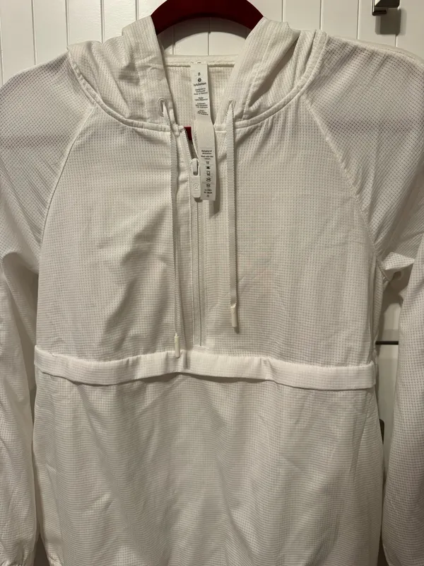 Lululemon White Windbreaker Jacket - Image 2