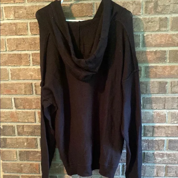 White Birch Black V-Neck Sweater - Image 3