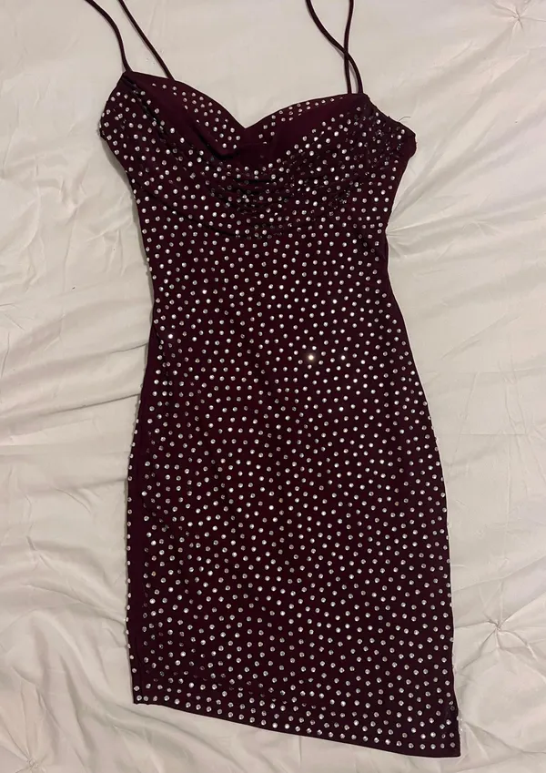Boutique Mini Dress Red - Image 2