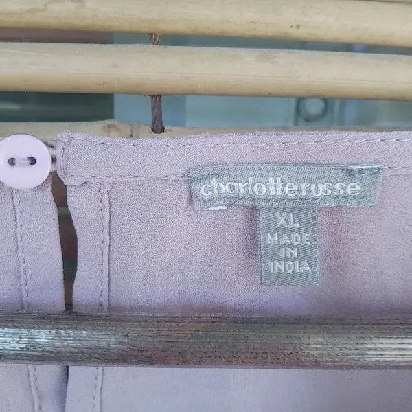 Charlotte Russe XL Lilac Bell Sleeve Top Plus - Image 3