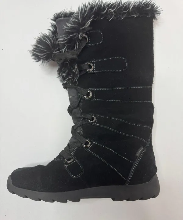 Waterproof Gojo Black Suede Boots Size 8.5M - Image 9