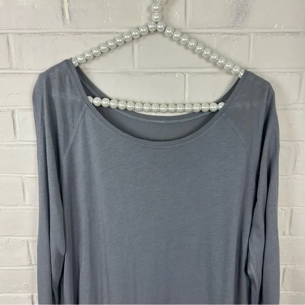Lululemon Grey Casual Long Sleeve Top - Image 3