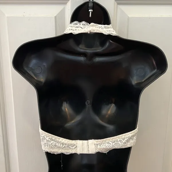 L - FREE PRESS - lace bras back open beige NWOT - Image 3