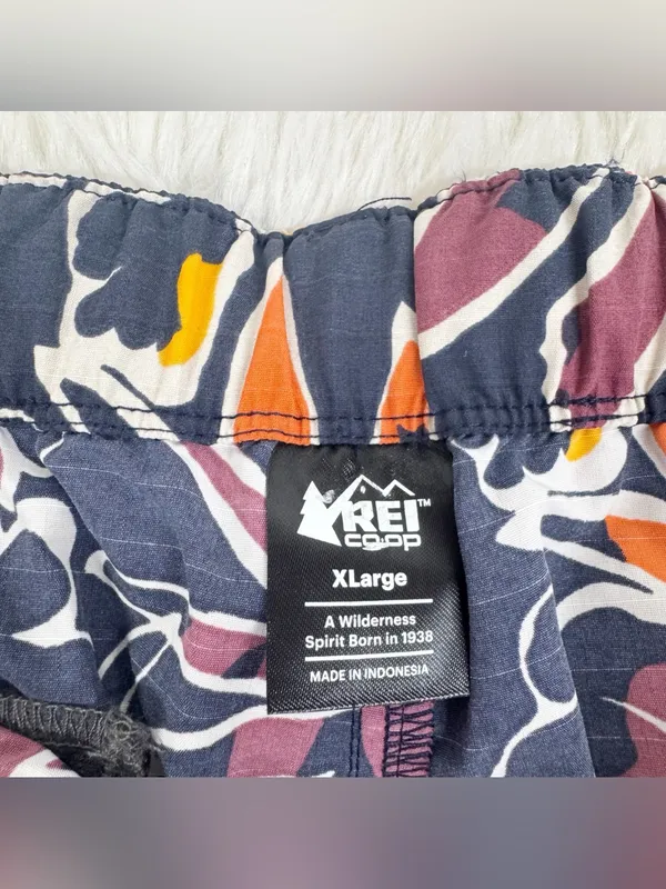 REI CO-OP Womens Trailmade Amphibious Shorts XL Orange Purple Hiking Camping New - Image 4
