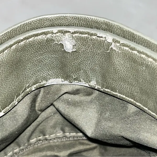 Lululemon Olive Green All Set Nylon Bucket Bag Purse - Image 13