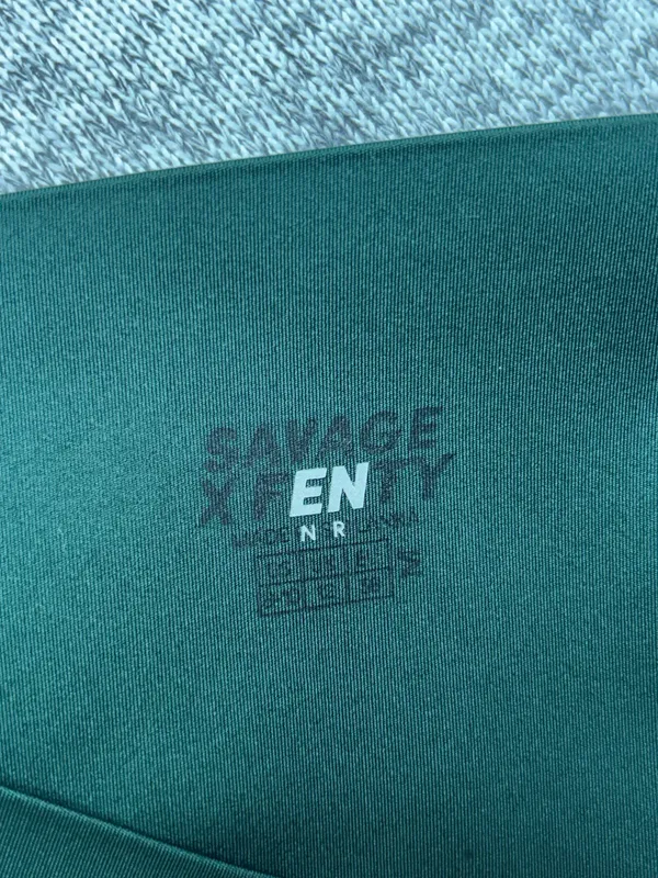 Savage X Fenty Green High-Waisted Athletic Leggings - Image 6
