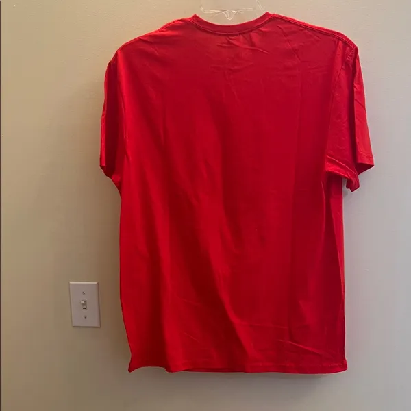 The Grinch “Naughty?‎ Who, Me?” Graphic Tee – Red – Size L (NWT) - Image 4