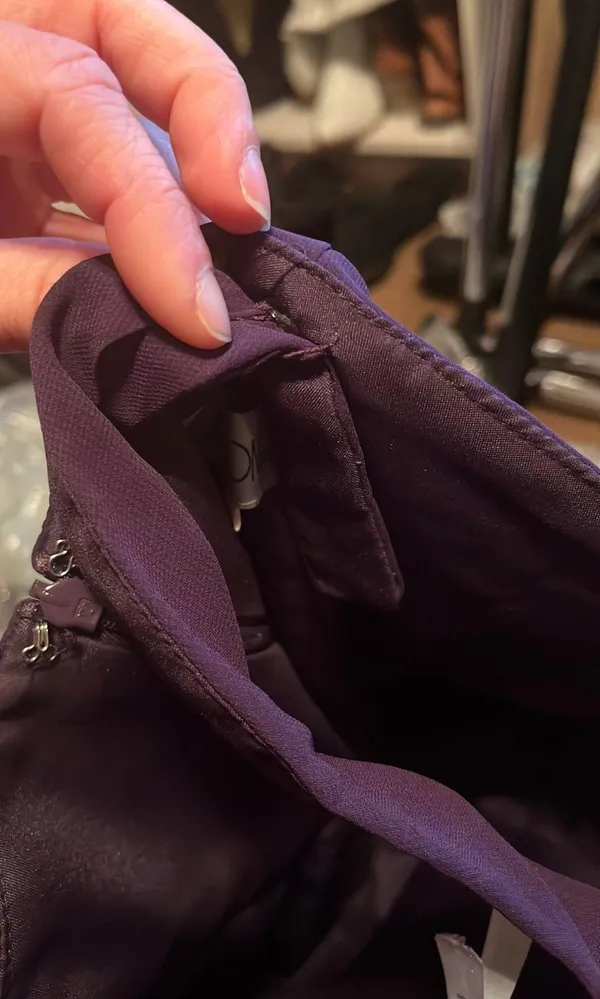 Purple Bridesmaid Dress Size 10 - Image 8