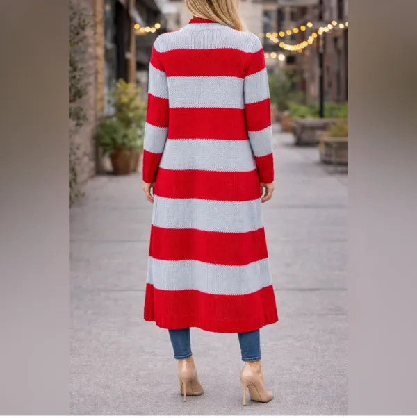 Boutique NWT Rehab Lab Long Open-Front Sweater Cardigan sz M - Image 2