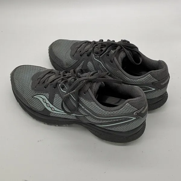 Saucony Cohesion 11 Womens Running Shoes Grey Mint Green Size 10 - Image 3