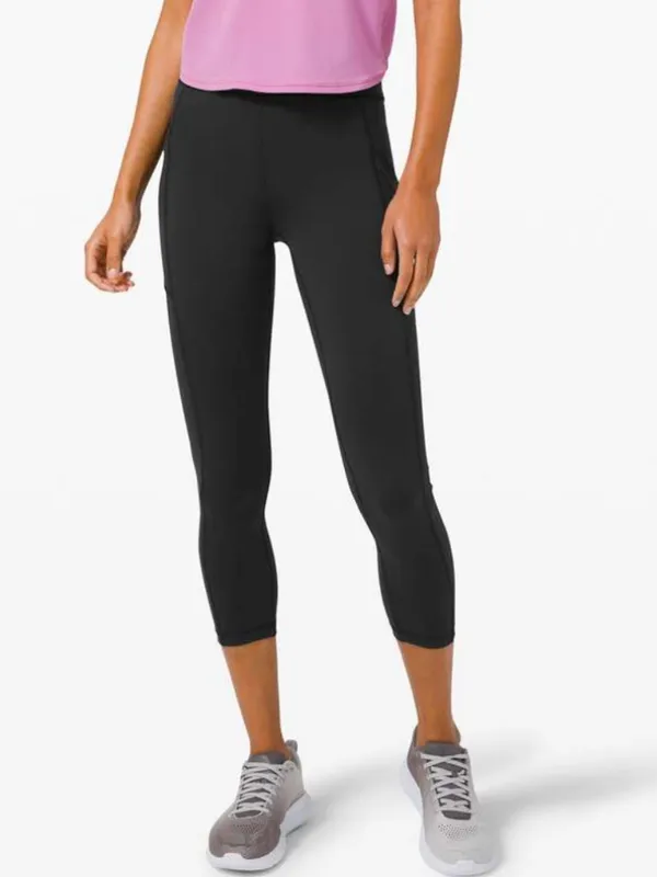 Lululemon Invigorate High-Rise Legging Pants Crop 23" Size 4 Black - Image 7