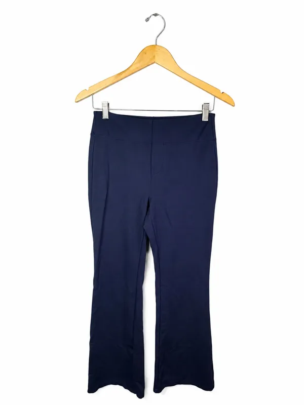 Halara Navy Bootcut Pants Pull On Stretch High Rise Size M - Image 2
