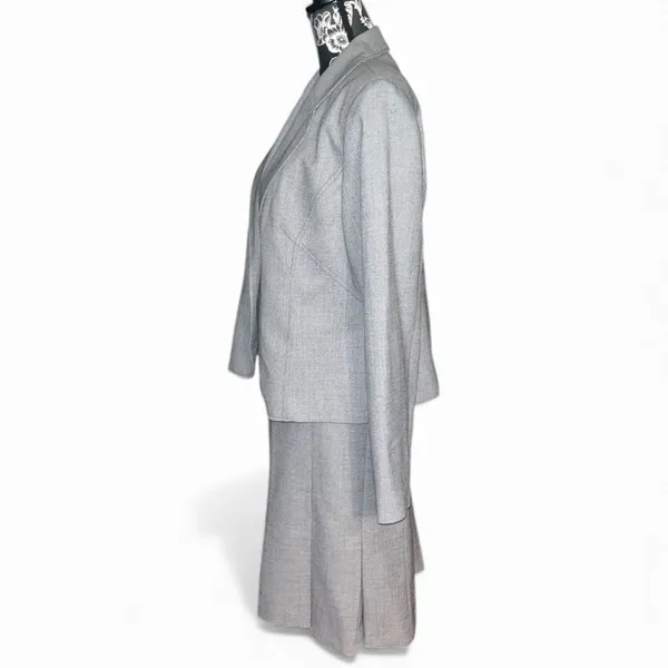 Isabelle Gray 2 Piece Woven Fabric Tailored Career Suit Size 14 - Image 5