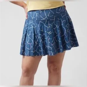 Athleta Ace Stretch Performance Tennis Skort Pickleball Golf Blue XL - Image 2
