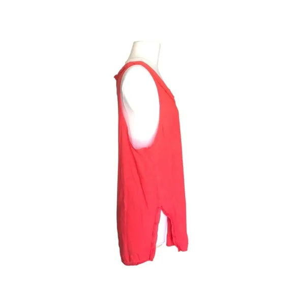 We The Free Free People Love Language Henley Tank Top Coral Sleeveless NWT Small - Image 5