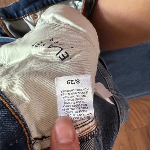 Men's Distressed Blue Jeans - Image 3