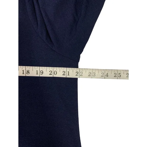 Roz & Ali Women's Navy Blue Blouse - Image 4
