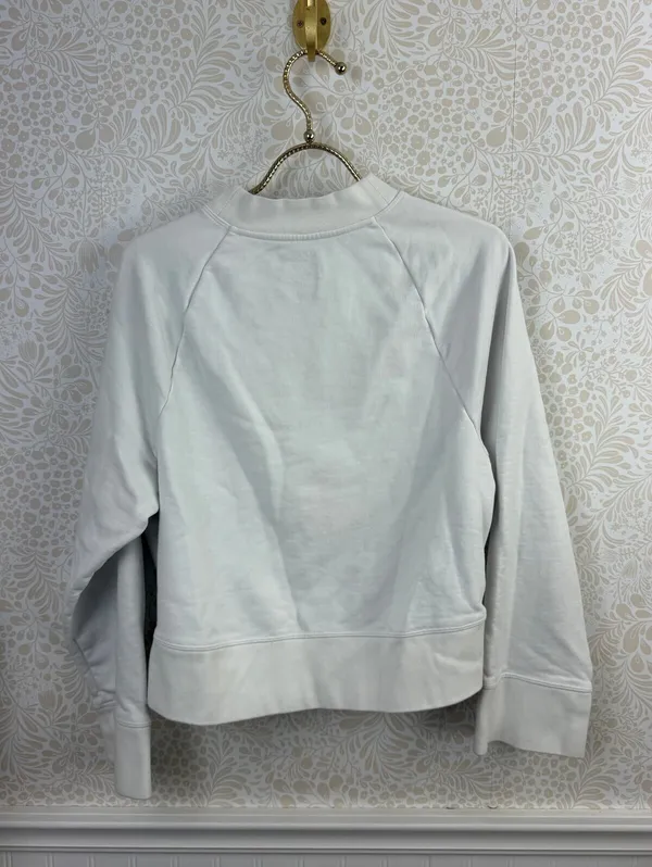 On Running Women's Undyed White Cotton Crew Neck Sweatshirt - Size - Medium - Image 9