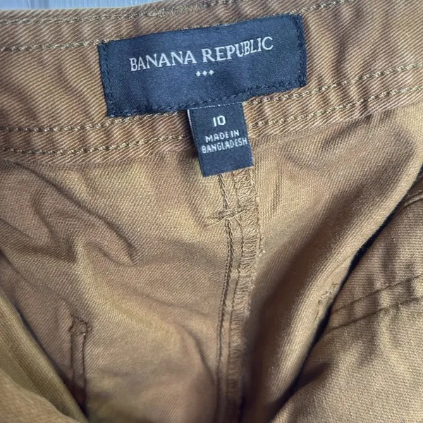 Banana Republic High-Rise Cargo Pant in Camel W1126 Sz 10 - Image 5
