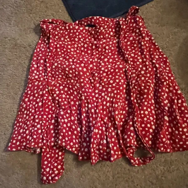 Zara small‎ red skirt - Image 2