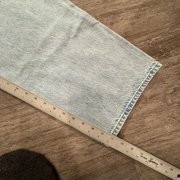 Abercrombie & Fitch Light Blue Wide Leg Jeans - Image 12