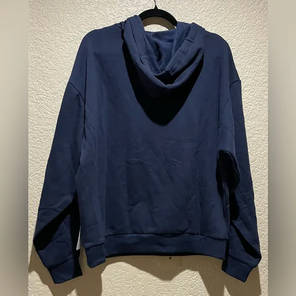 Alo Yoga NWT Accolade Hoodie Navy Blue Size M oversized - Image 7