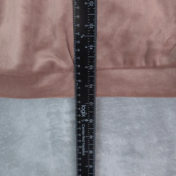 UGG Beckner Cropped Sweatshirt Womens XS Dusty Rose Velour Pullover‎ 1128977 - Image 9