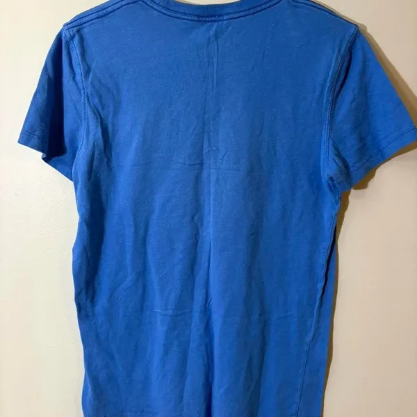 2000s Y2K American Eagle blue vintage fit t-shirt Size‎ S - Image 3