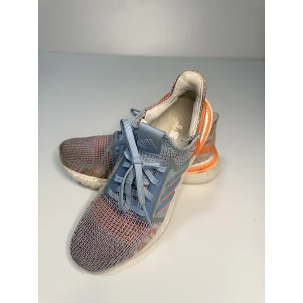 Adidas Ultraboost Women's Running Shoes Sneakers Coral Glow Blue Size 8 - Image 9