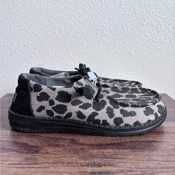 Hey Dude Women’s Wendy Leopard Sparkle - Image 3