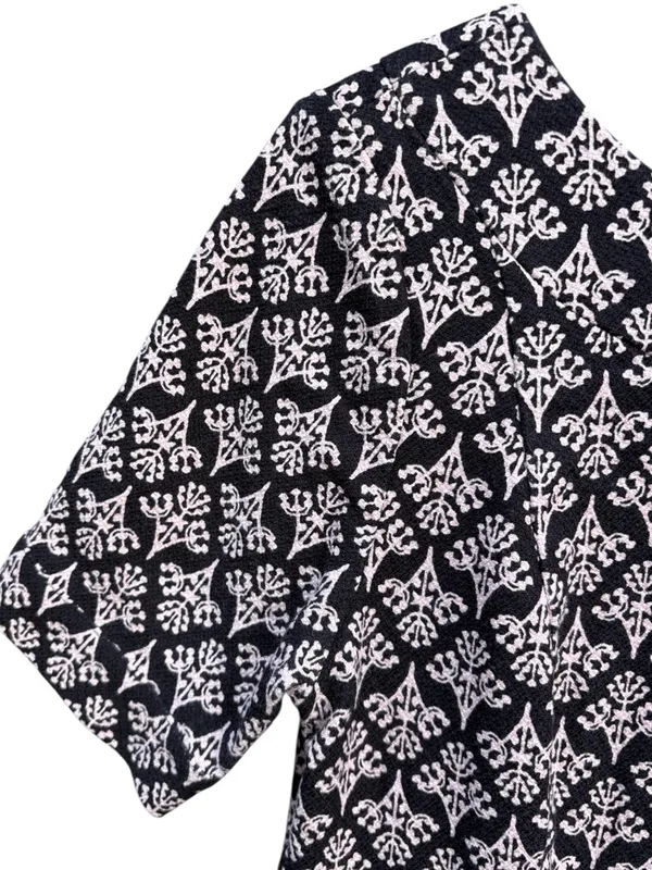 Like New Boden Talia Sheath Dress Black Pink Size 8 - Image 3