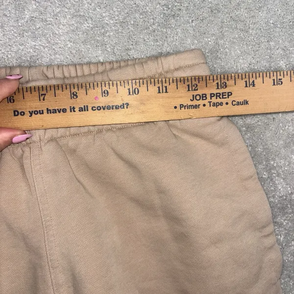adidas Adicolor Essentials Women's‎ Fleece Joggers Sweatpants Beige, XS - Image 8